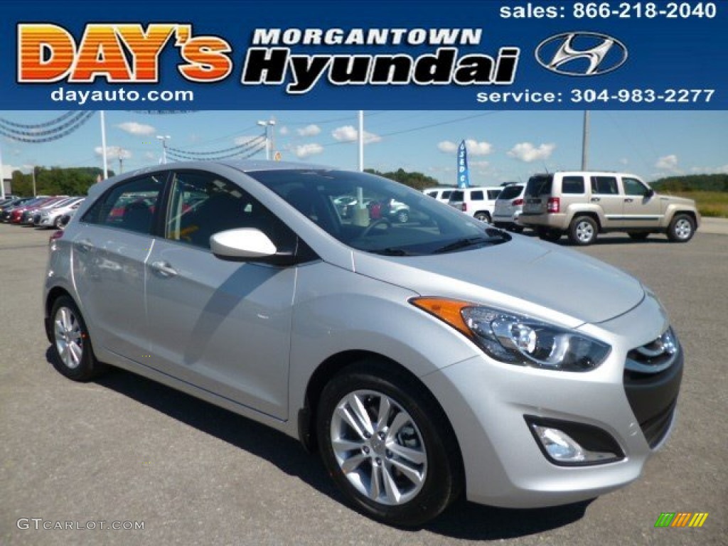 2013 Elantra GT - Silver / Black photo #1