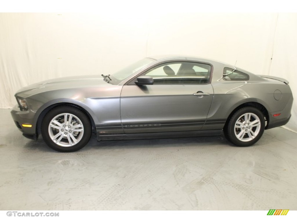2010 Mustang V6 Coupe - Sterling Grey Metallic / Charcoal Black photo #11