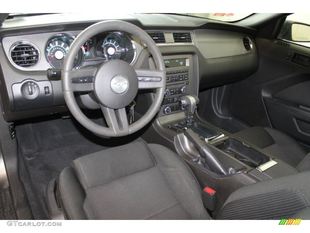 2010 Mustang V6 Coupe - Sterling Grey Metallic / Charcoal Black photo #13