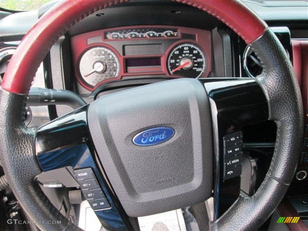 2010 F150 Harley-Davidson SuperCrew - Tuxedo Black / Harley Davidson Lava Red/Black photo #14