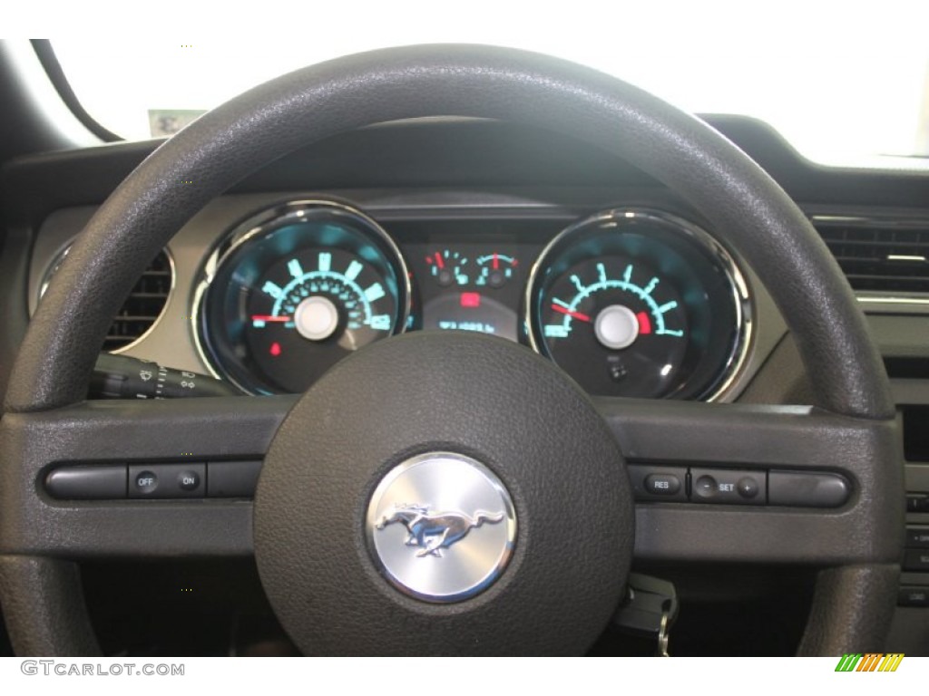 2010 Mustang V6 Coupe - Sterling Grey Metallic / Charcoal Black photo #21