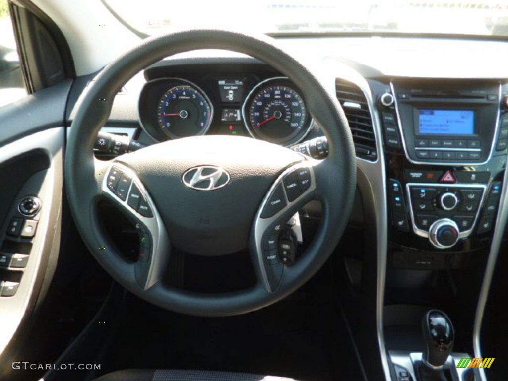 2013 Elantra GT - Silver / Black photo #15