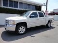 2013 White Diamond Tricoat Chevrolet Silverado 1500 LT Crew Cab 4x4  photo #3