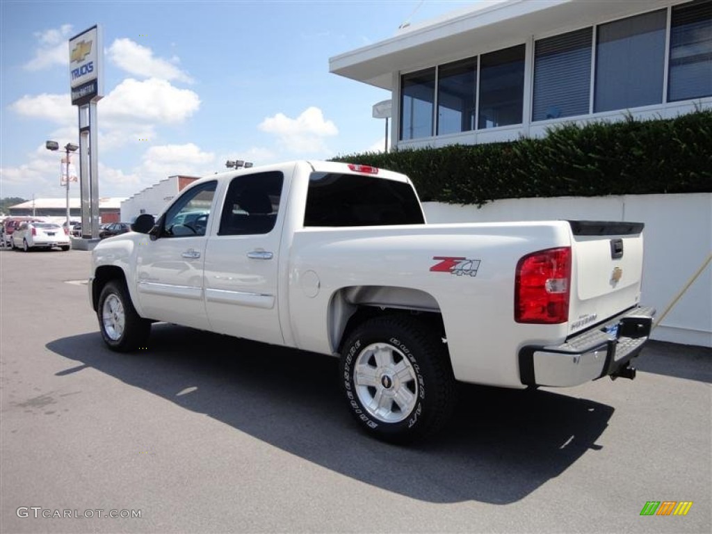 2013 Silverado 1500 LT Crew Cab 4x4 - White Diamond Tricoat / Ebony photo #5