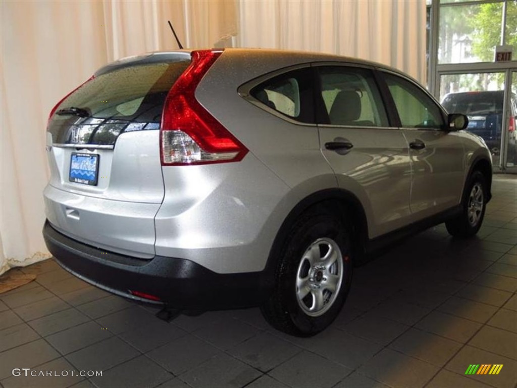 2013 CR-V LX - Alabaster Silver Metallic / Gray photo #3