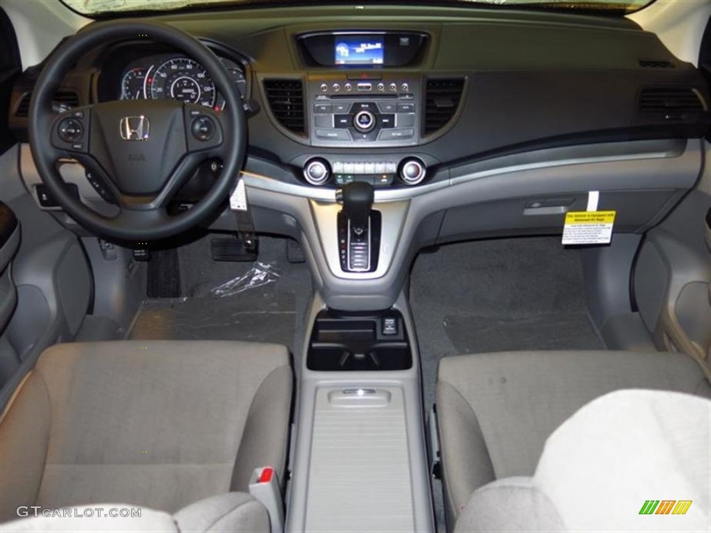 2013 CR-V LX - Alabaster Silver Metallic / Gray photo #4