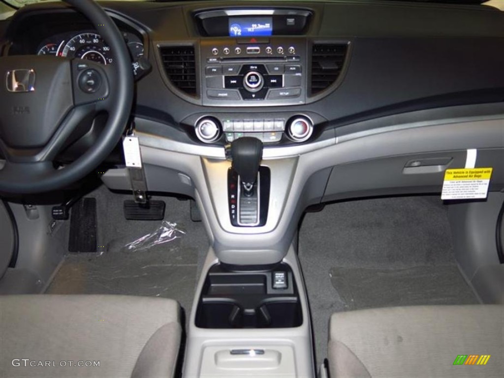 2013 CR-V LX - Alabaster Silver Metallic / Gray photo #6