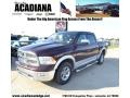 Deep Cherry Red Crystal Pearl 2012 Dodge Ram 1500 Laramie Crew Cab 4x4