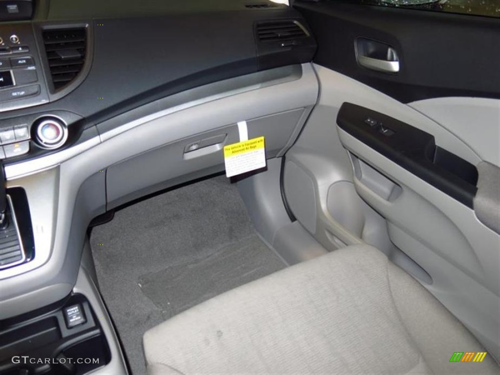 2013 CR-V LX - Alabaster Silver Metallic / Gray photo #7