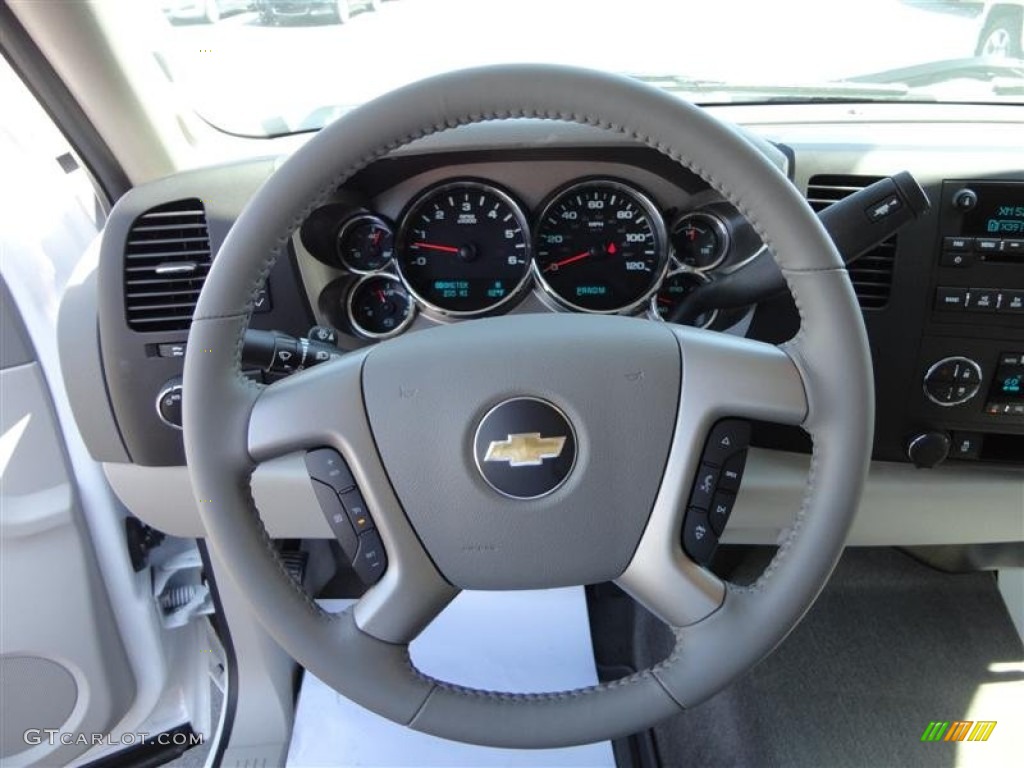 2013 Silverado 1500 LT Extended Cab 4x4 - Summit White / Light Titanium/Dark Titanium photo #11