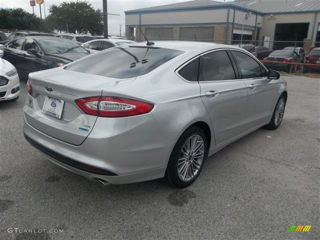 2013 Fusion SE 1.6 EcoBoost - Ingot Silver Metallic / Charcoal Black photo #5