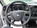 Dark Titanium 2013 Chevrolet Silverado 3500HD WT Crew Cab 4x4 Steering Wheel