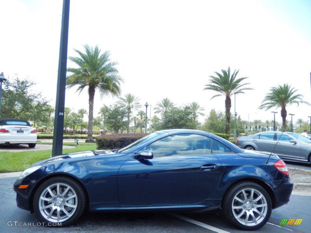 Caspian Blue Metallic 2006 Mercedes-Benz SLK 350 Roadster Exterior Photo #83946019