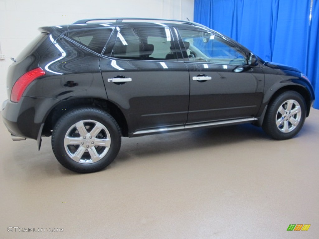 2007 Murano SL AWD - Super Black / Charcoal photo #10