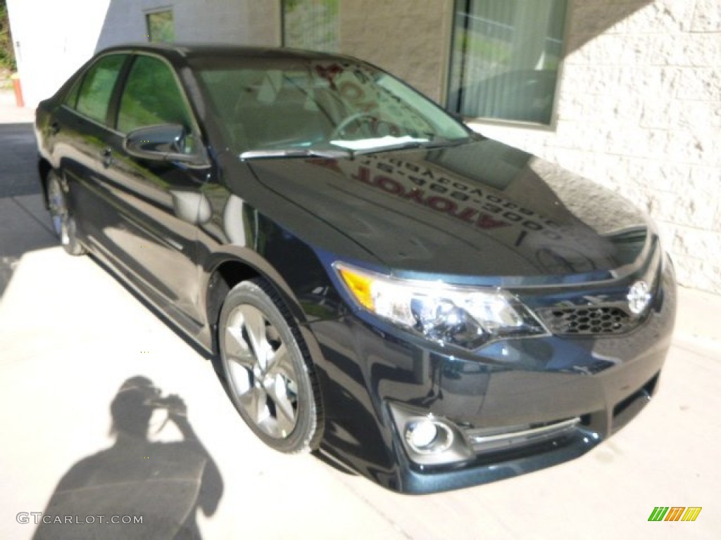 2013 Camry SE V6 - Cosmic Gray Metallic / Black/Ash photo #7