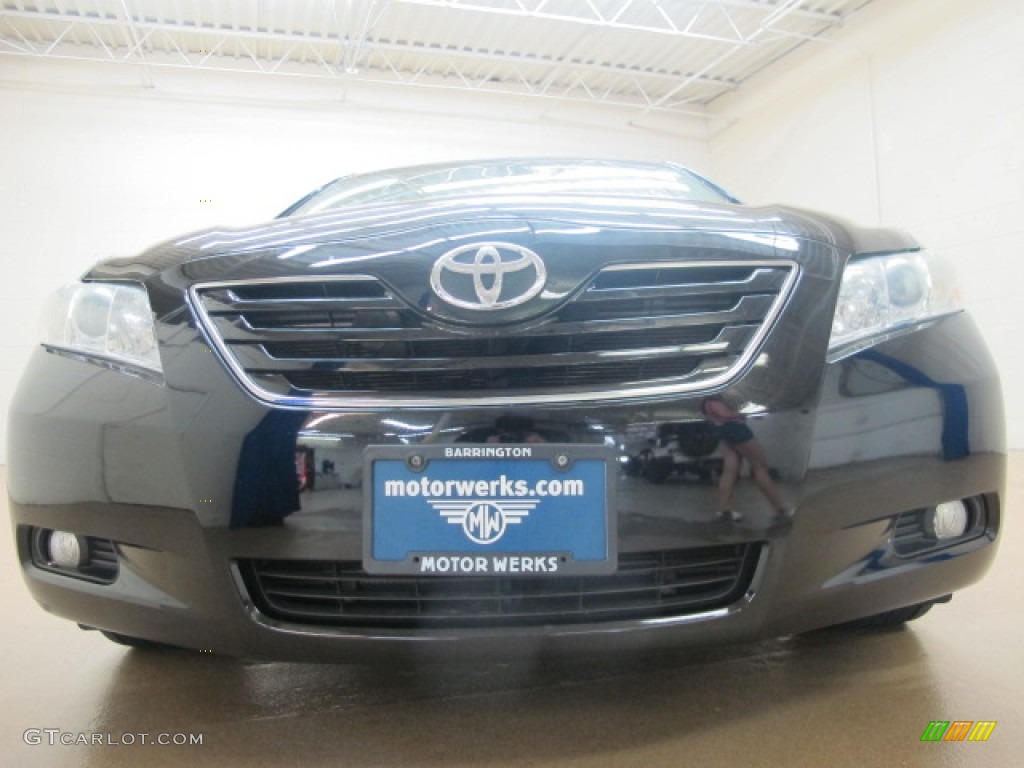 2007 Camry XLE V6 - Black / Bisque photo #3