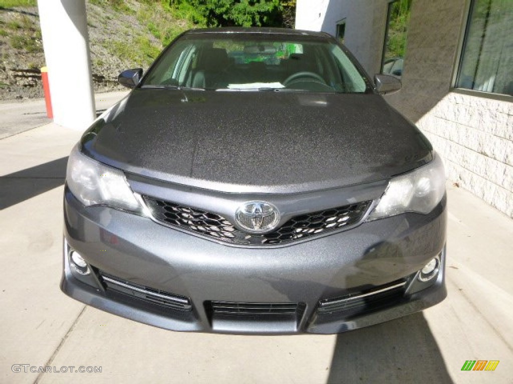2013 Camry SE V6 - Magnetic Gray Metallic / Black/Ash photo #6