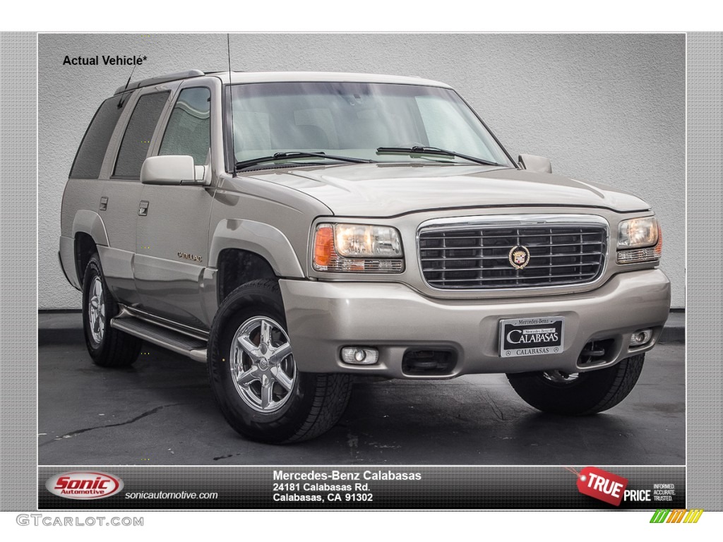 1999 Escalade 4WD - Silver Sand / Neutral photo #1
