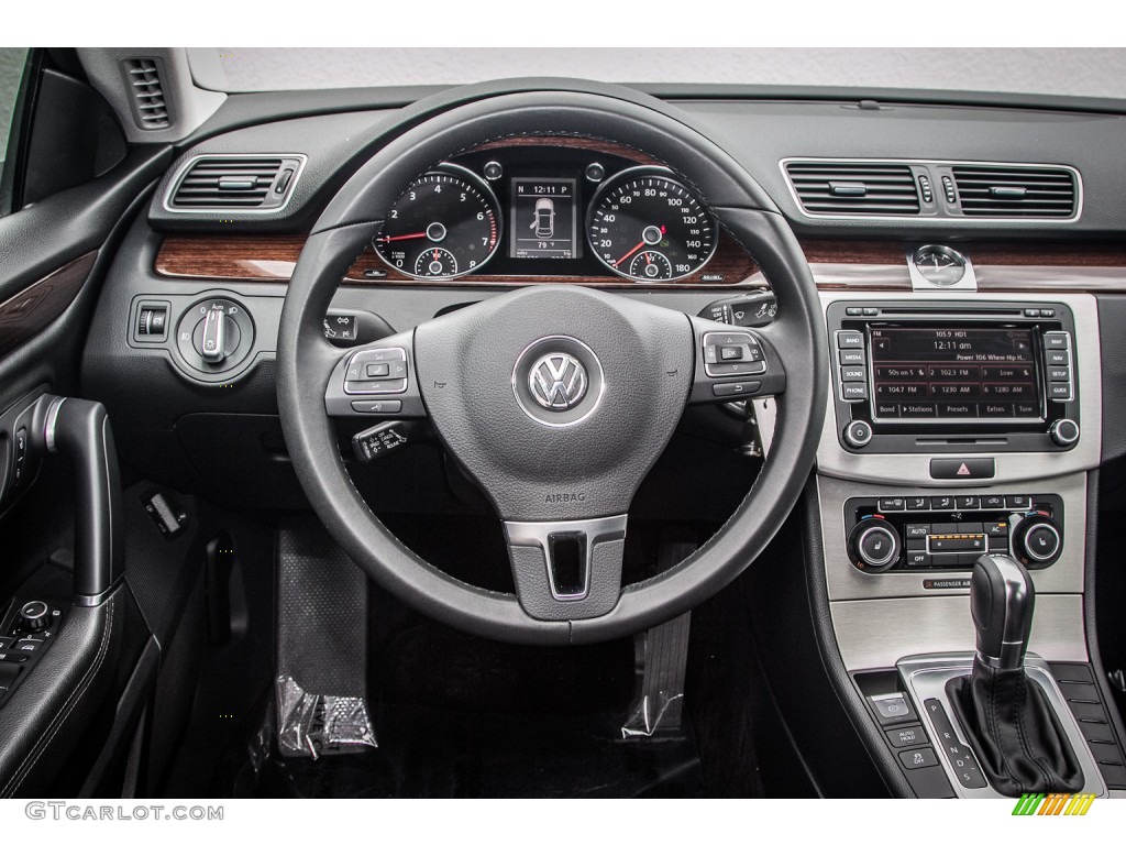 2012 Volkswagen CC Lux Plus Black Dashboard Photo #83950669