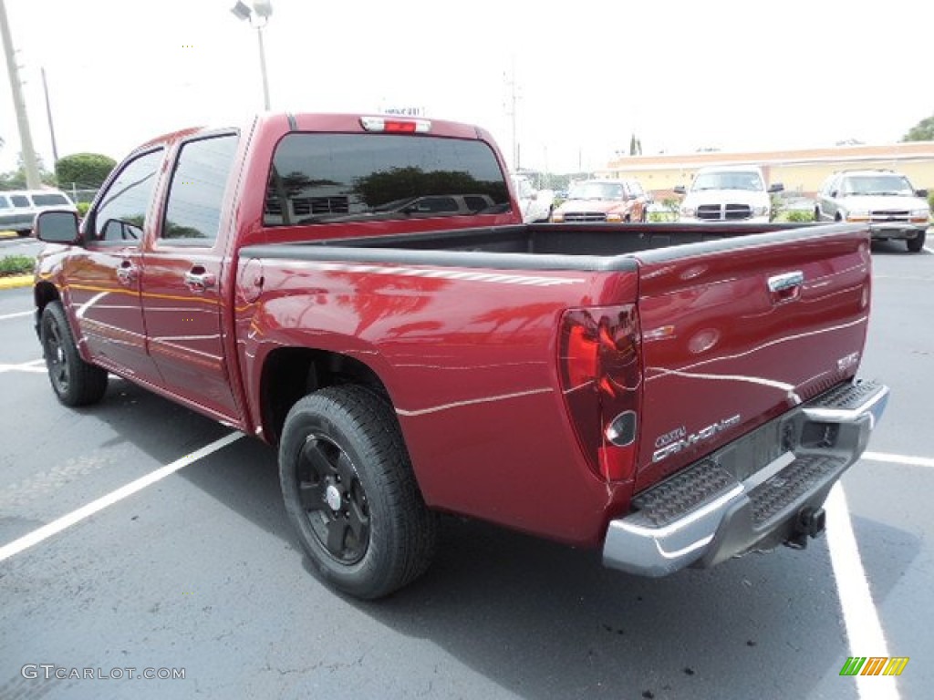 Merlot Jewel Red Metallic 2011 GMC Canyon SLE Crew Cab Exterior Photo #83952175