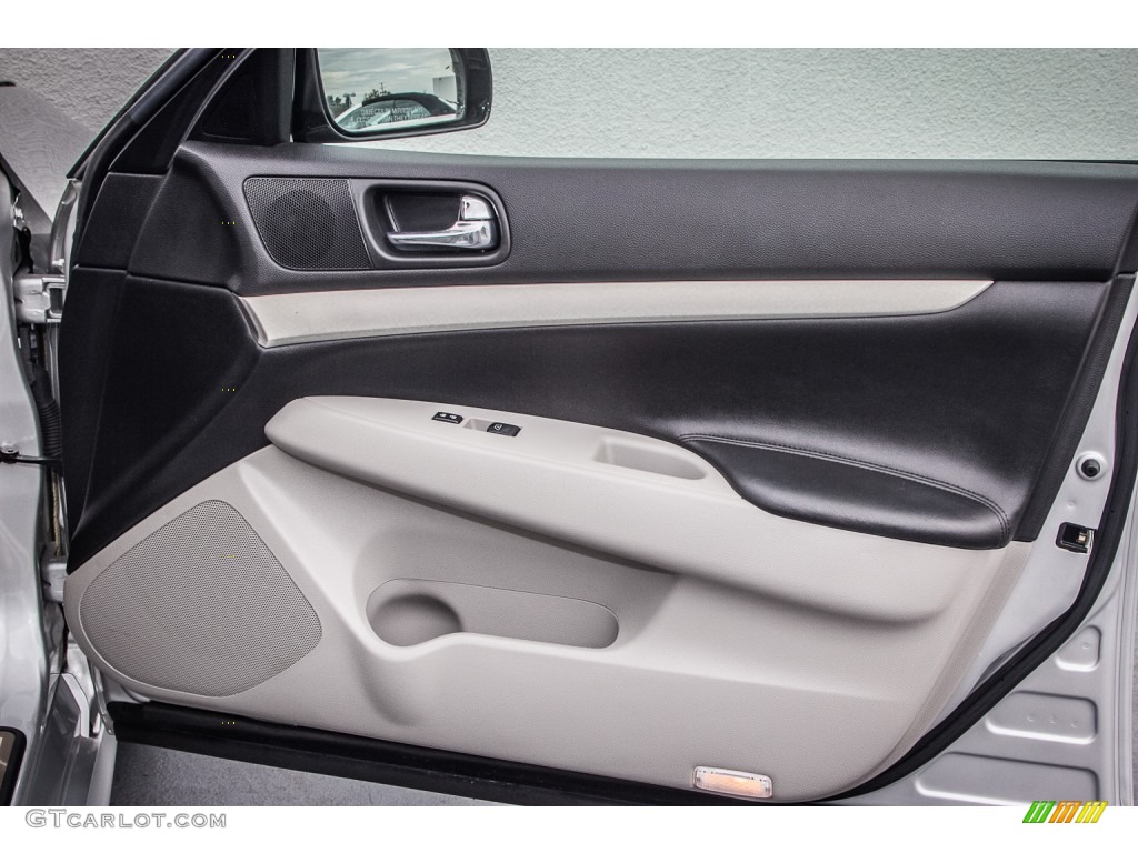 2007 Infiniti G 35 S Sport Sedan Stone Gray Door Panel Photo #83952205