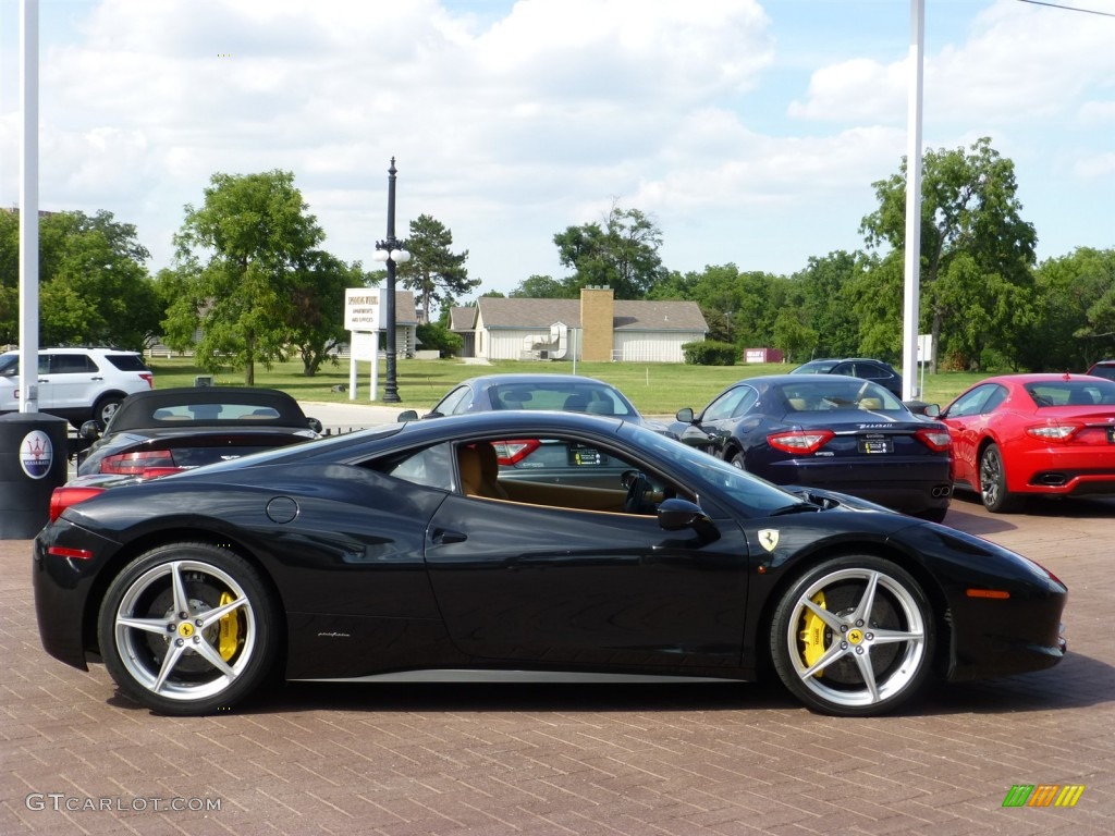 Nero Daytona (Black Metallic) 2010 Ferrari 458 Italia Exterior Photo #83952463