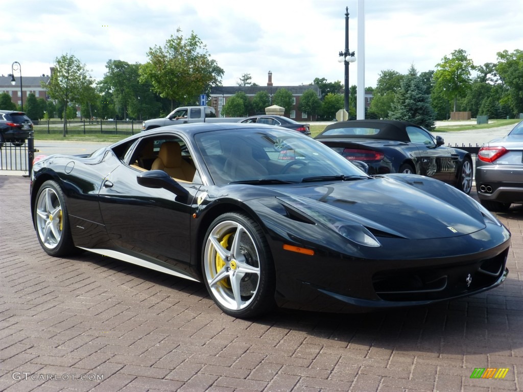 2010 458 Italia - Nero Daytona (Black Metallic) / Beige photo #9