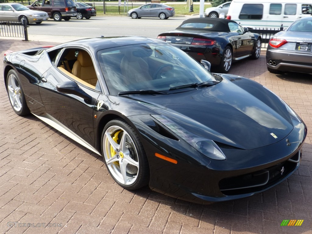 2010 458 Italia - Nero Daytona (Black Metallic) / Beige photo #10
