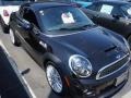 2013 Midnight Black Metallic Mini Cooper S Coupe  photo #2