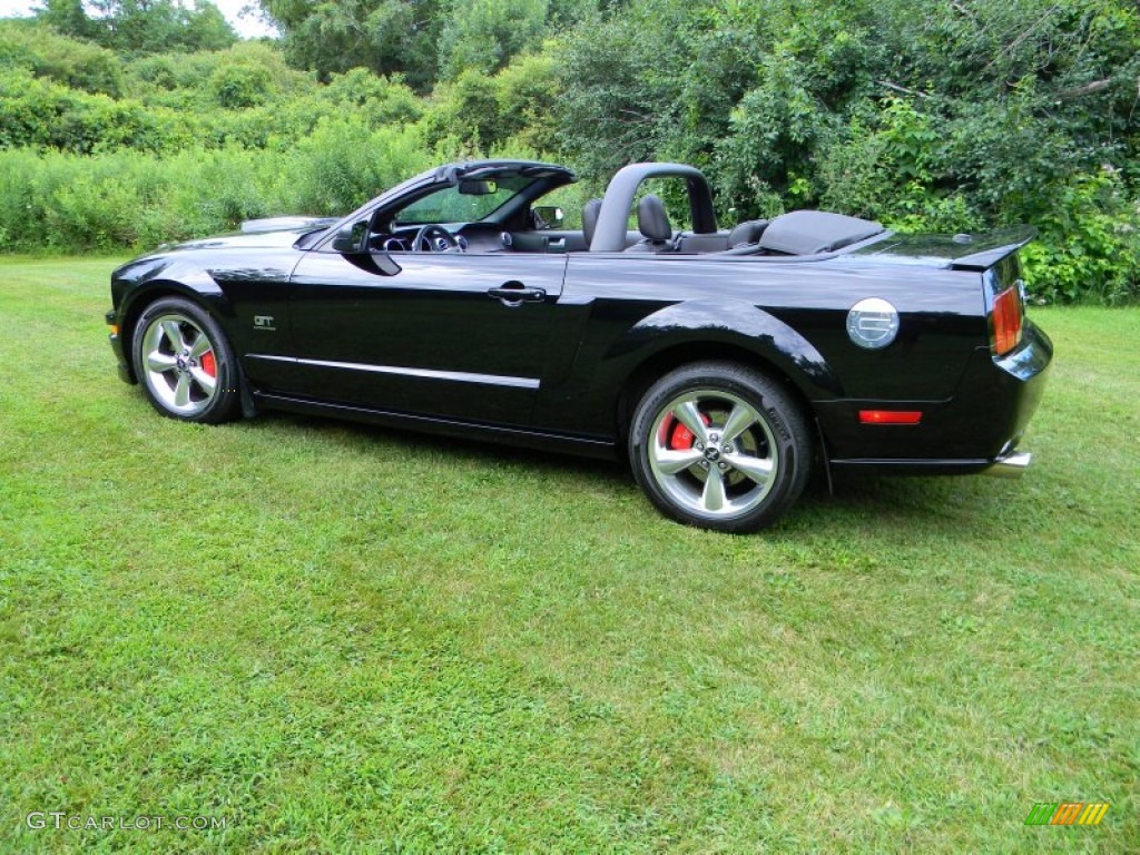 2008 Mustang GT Premium Convertible - Black / Dark Charcoal photo #6