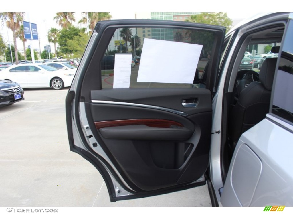 2014 Acura MDX Standard MDX Model Ebony Door Panel Photo #83954893