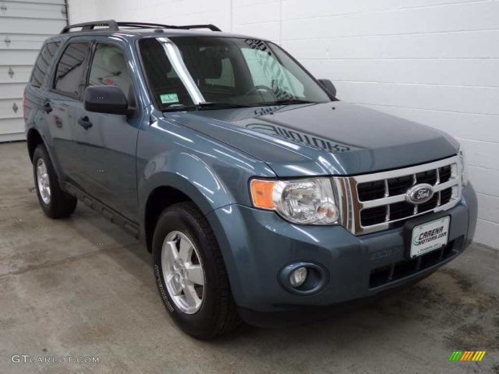 2010 Escape XLT V6 4WD - Steel Blue Metallic / Charcoal Black photo #11