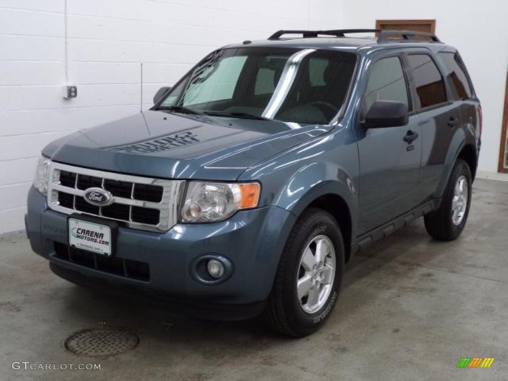 2010 Escape XLT V6 4WD - Steel Blue Metallic / Charcoal Black photo #13