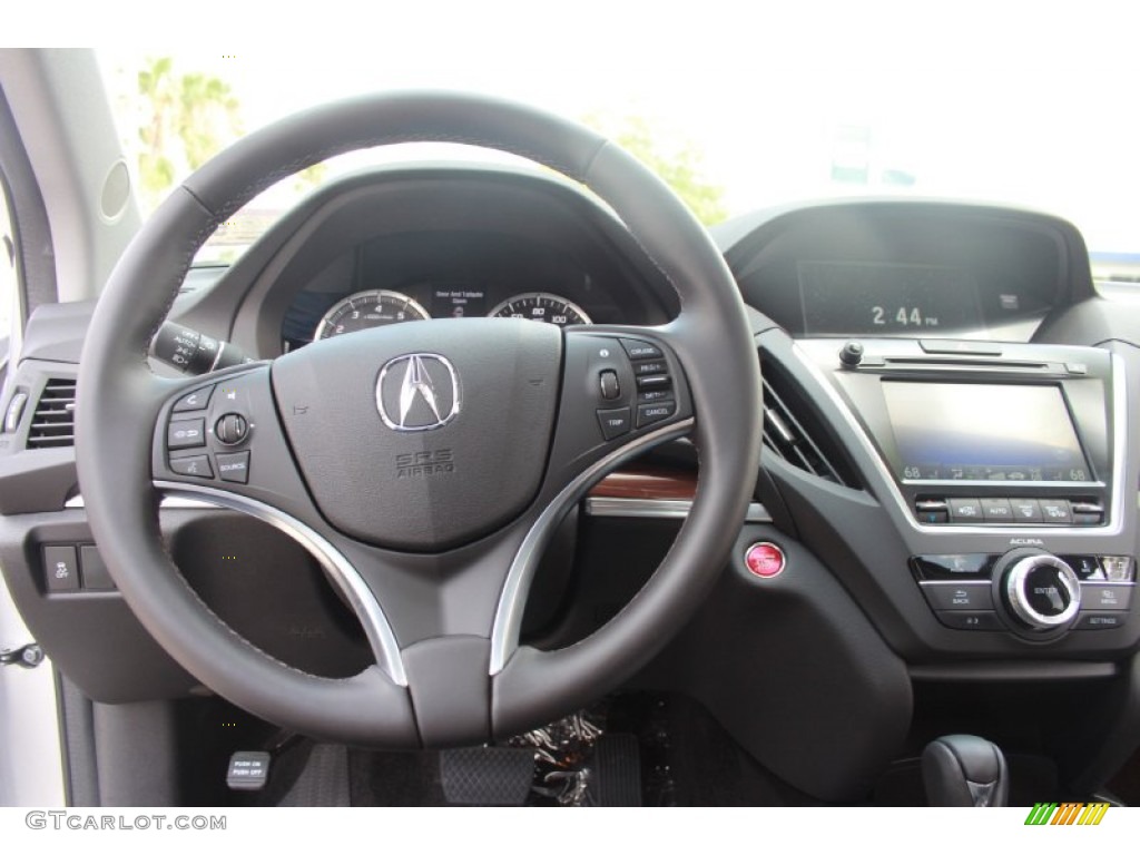 2014 Acura MDX Standard MDX Model Ebony Dashboard Photo #83955157