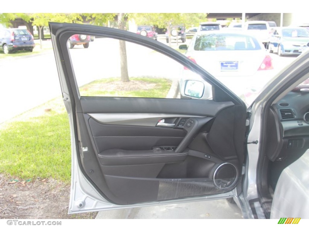 2013 Acura TL Special Edition Ebony Door Panel Photo #83955556