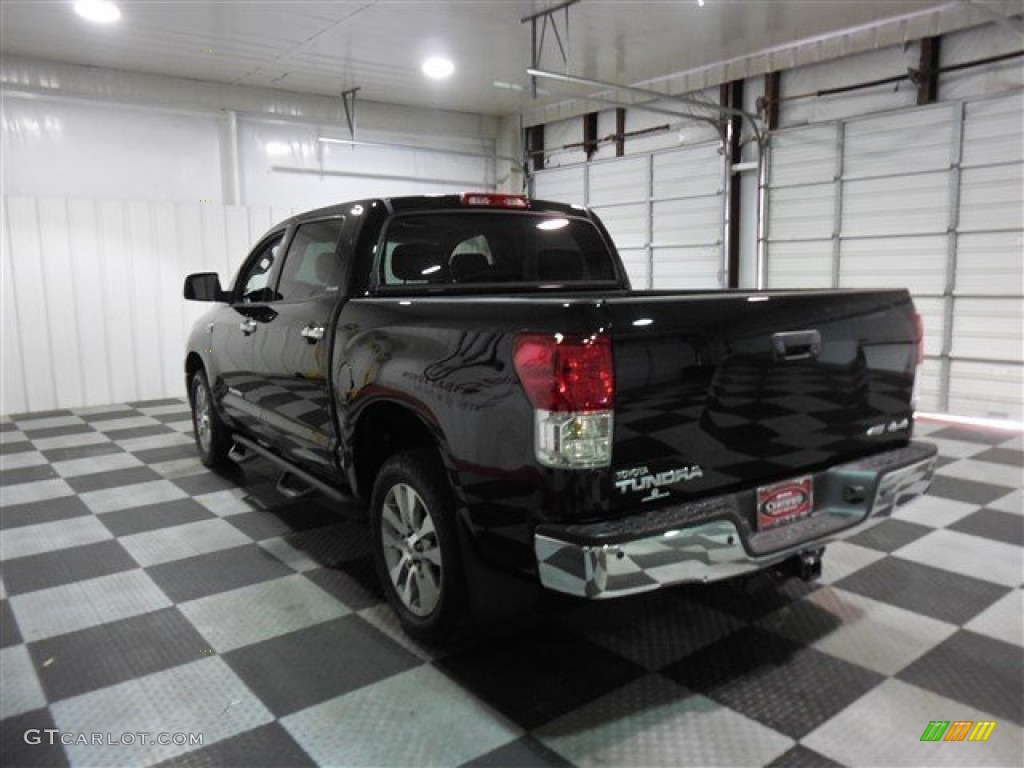 2010 Tundra Platinum CrewMax 4x4 - Black / Red Rock photo #5