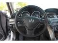 2013 Acura TL Ebony Interior Steering Wheel Photo