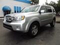 2010 Alabaster Silver Metallic Honda Pilot EX  photo #7