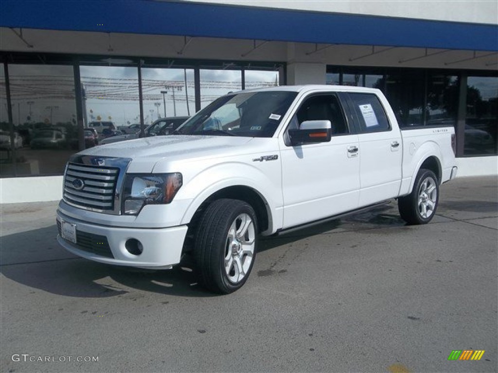 White Platinum Metallic Tri-Coat Ford F150