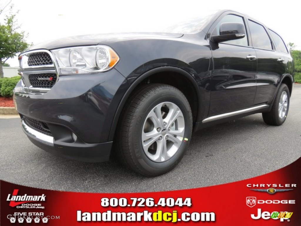 2013 Durango Crew - Maximum Steel Metallic / Dark Graystone/Medium Graystone photo #1