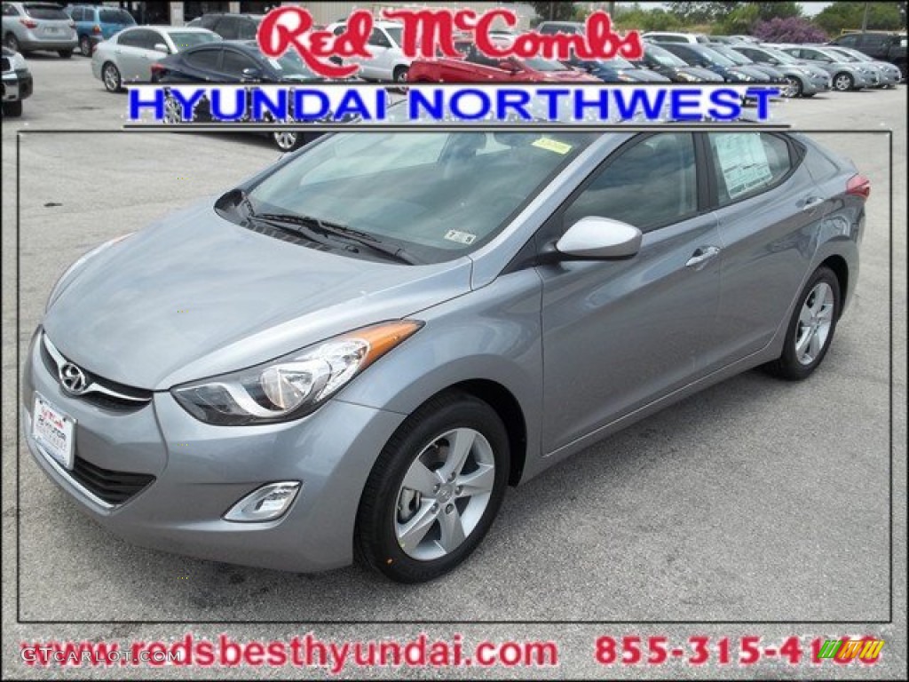 2013 Elantra GLS - Titanium Gray Metallic / Gray photo #1