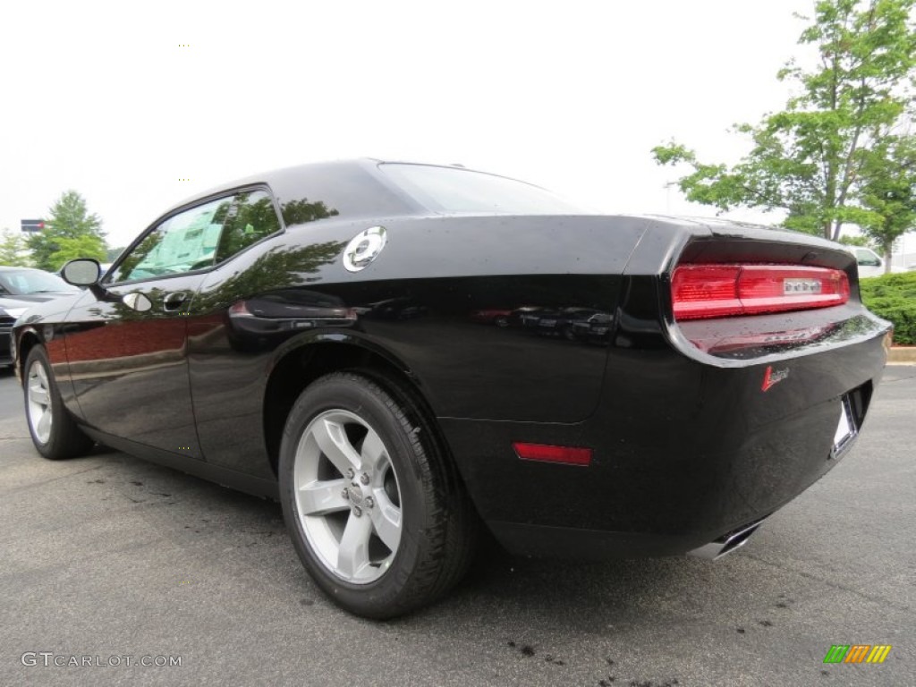 2013 Challenger SXT - Pitch Black / Dark Slate Gray photo #2