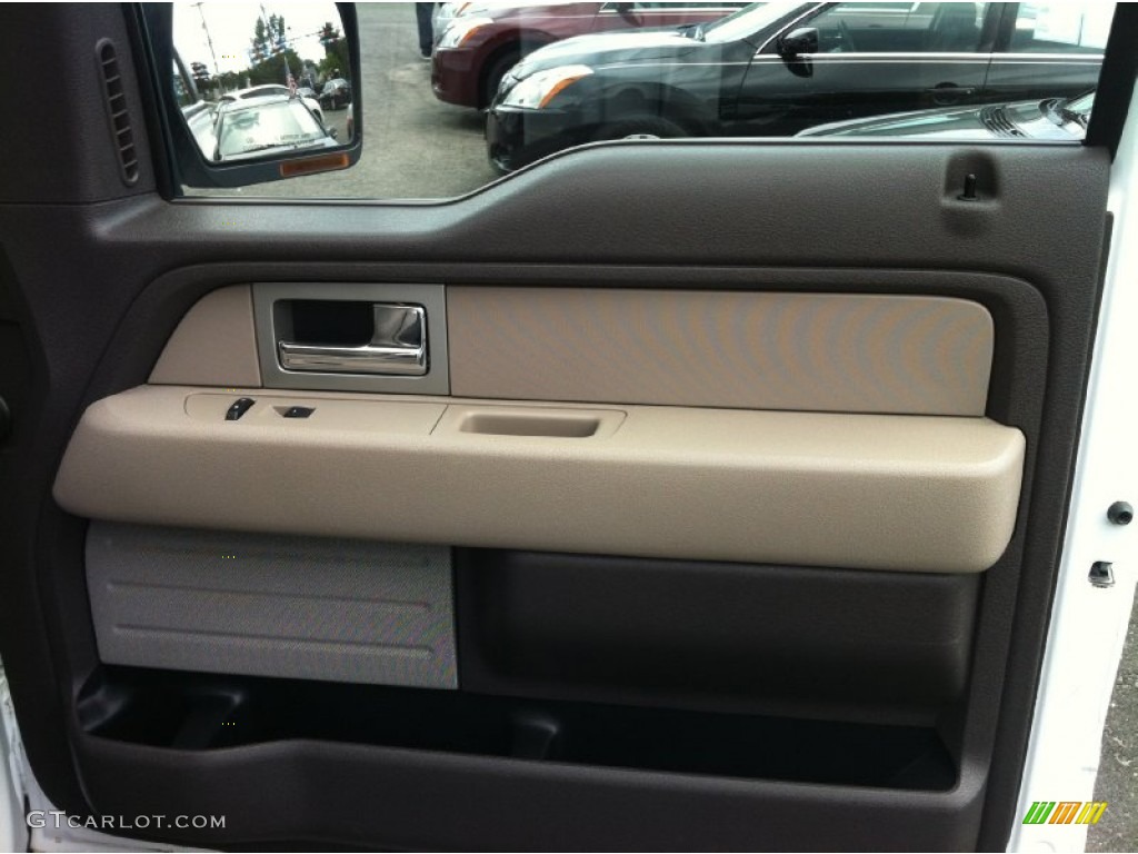 2010 F150 XLT Regular Cab - Oxford White / Medium Stone photo #8