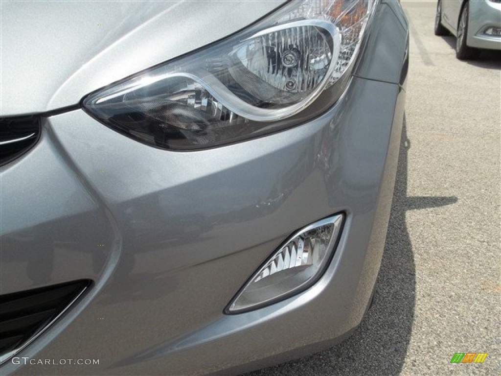 2013 Elantra GLS - Titanium Gray Metallic / Gray photo #3