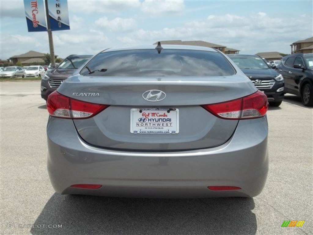 2013 Elantra GLS - Titanium Gray Metallic / Gray photo #5