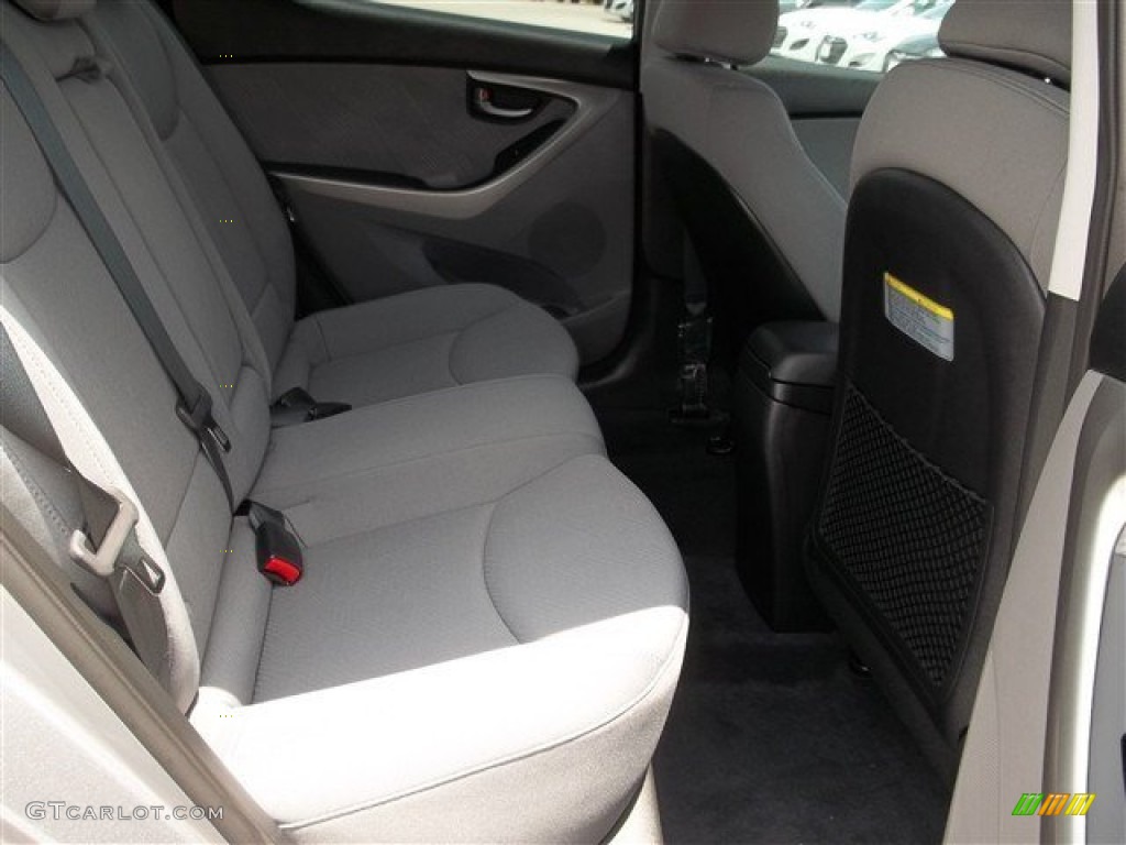 2013 Elantra GLS - Titanium Gray Metallic / Gray photo #7