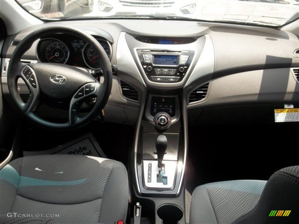 2013 Elantra GLS - Titanium Gray Metallic / Gray photo #9