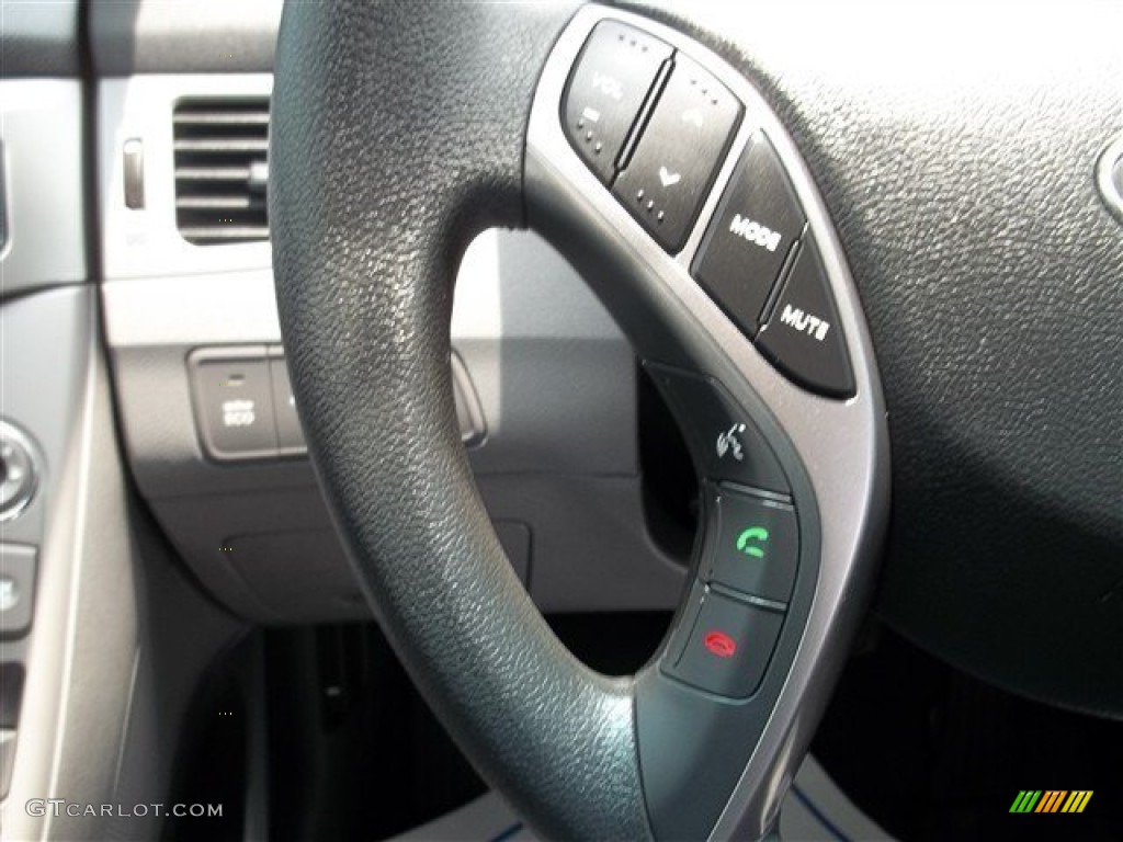 2013 Elantra GLS - Titanium Gray Metallic / Gray photo #17