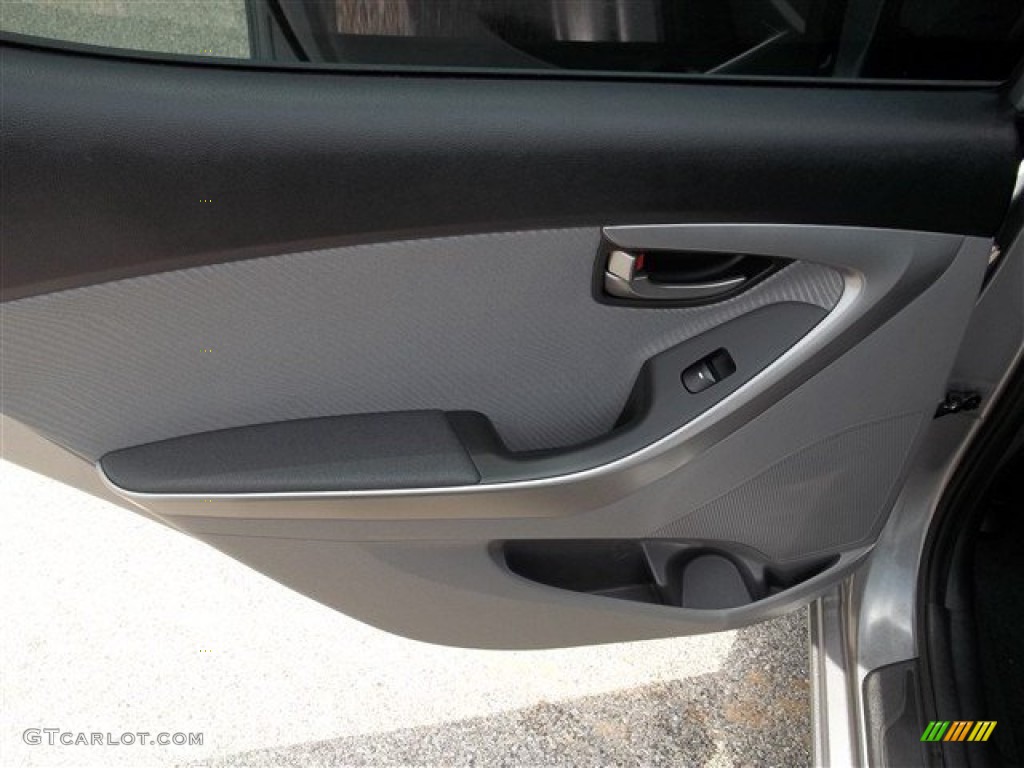 2013 Elantra GLS - Titanium Gray Metallic / Gray photo #21