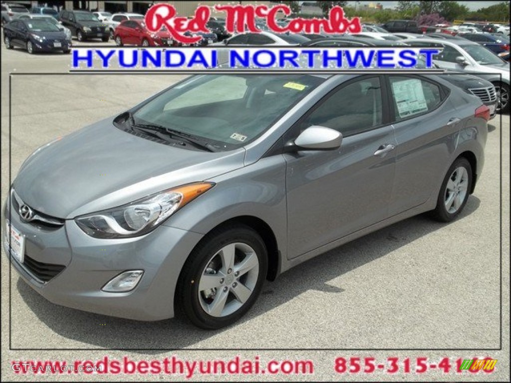 2013 Elantra GLS - Titanium Gray Metallic / Gray photo #1
